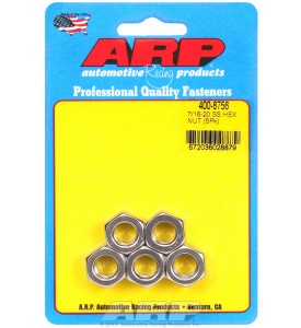 ARP Hardware - 7/16-20 SS fine hex nut kit
