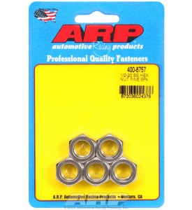 ARP Hardware - 1/2-20 SS fine hex nut kit