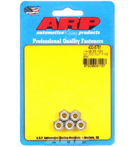 ARP Hardware - 1/4-28 SS fine nyloc hex nut kit