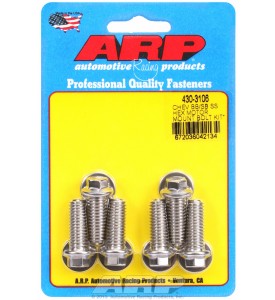 ARP Hardware - Chevy hex motor mount bolt kit with energy suspension mounts