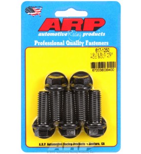 ARP Hardware - 1/2-13 x 1.250 hex black oxide bolts