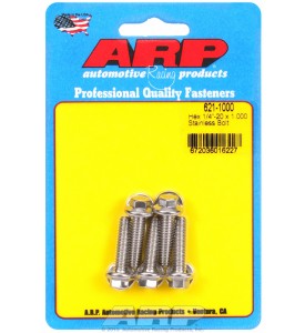 ARP Hardware - 1/4-20 x 1.000 hex SS bolts
