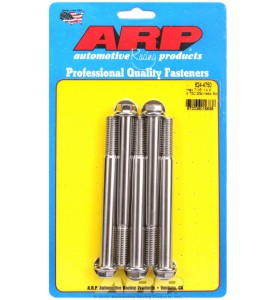 ARP Hardware - 7/16-14 X 4.750 hex 1/2 wrenching SS bolts