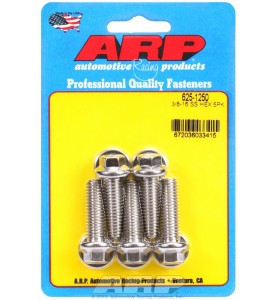 ARP Hardware - 3/8-16 x 1.250 hex 7/16 wrenching SS bolts