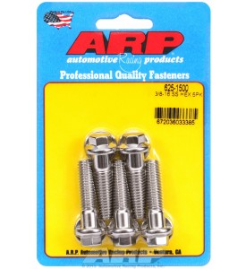 ARP Hardware - 3/8-16 x 1.500 hex 7/16 wrenching SS bolts
