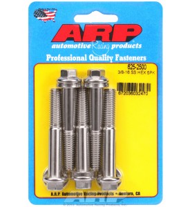 ARP Hardware - 3/8-16 x 2.500 hex 7/16 wrenching SS bolts