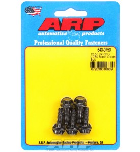 ARP Hardware - 1/4-20 x 0.750 12pt black oxide bolts