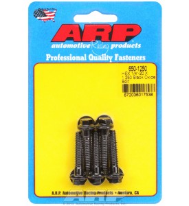 ARP Hardware - 1/4-20 X 1.250 hex black oxide bolts
