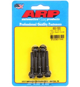 ARP Hardware - 1/4-20 X 1.500 hex black oxide bolts
