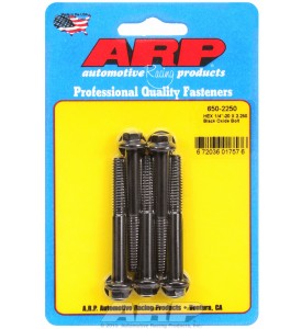 ARP Hardware - 1/4-20 X 2.250 hex black oxide bolts