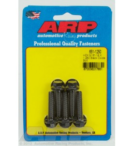 ARP Hardware - 1/4-20 X 4.750 hex black oxide bolts