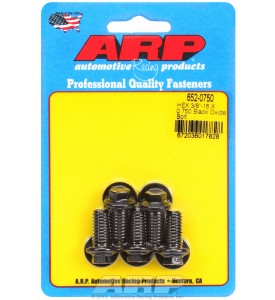 ARP Hardware - 3/8-16 X 0.750 hex black oxide bolts