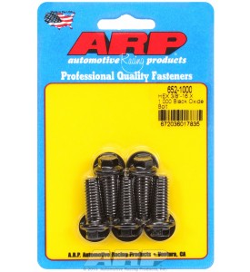 ARP Hardware - 3/8-16 X 1.000 hex black oxide bolts