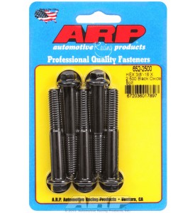 ARP Hardware - 3/8-16 X 2.500 hex black oxide bolts