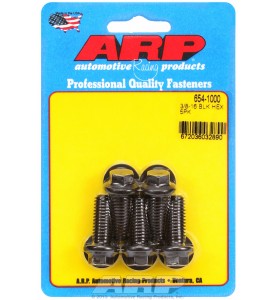 ARP Hardware - 3/8-16 x 1.000 hex 7/16 wrenching black oxide bolts