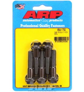 ARP Hardware - 3/8-16 x 1.750 hex 7/16 wrenching black oxide bolts