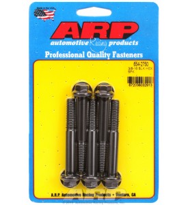 ARP Hardware - 3/8-16 x 2.750 hex 7/16 wrenching black oxide bolts
