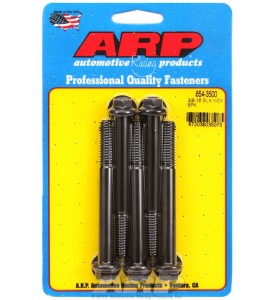 ARP Hardware - 3/8-16 x 3.500 hex 7/16 wrenching black oxide bolts