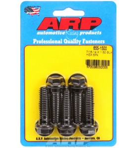 ARP Hardware - 7/16-14 X 1.500 hex 1/2 wrenching black oxide bolts