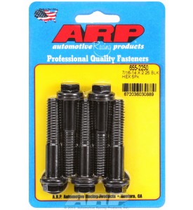 ARP Hardware - 7/16-14 X 2.250 hex 1/2 wrenching black oxide bolts