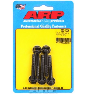 ARP Hardware - M6 x 1.00 x 40 hex black oxide bolts