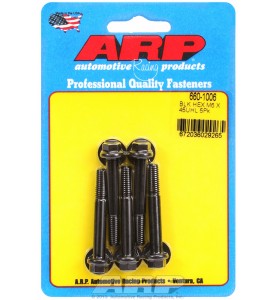 ARP Hardware - M6 x 1.00 x 45 hex black oxide bolts