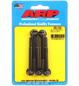 ARP Hardware - M6 x 1.00 x 60  hex black oxide bolts