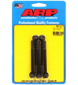 ARP Hardware - M6 x 1.00 x 75 hex black oxide bolts