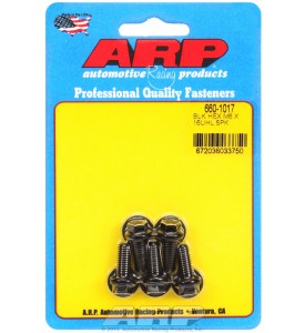 ARP Hardware - M6 x 1.00 x 16 hex black oxide bolts