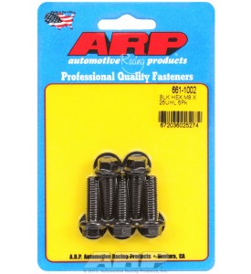 ARP Hardware - M8 x 1.25 x 25 hex black oxide bolts