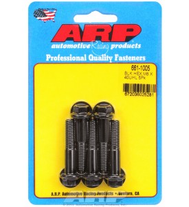 ARP Hardware - M8 x 1.25 x 40 hex black oxide bolts