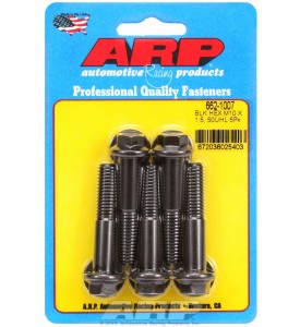ARP Hardware - M10 x 1.50 x 50 hex black oxide bolts