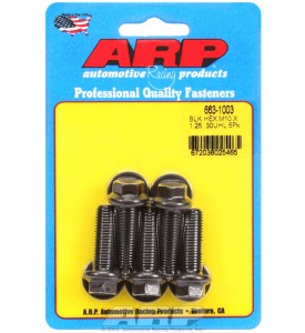 ARP Hardware - M10 x 1.25 x 30 hex black oxide bolts