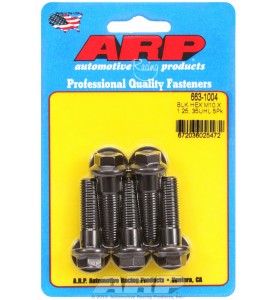 ARP Hardware - M10 x 1.25 x 35 hex black oxide bolts