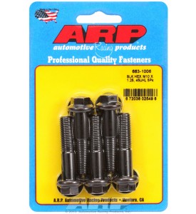 ARP Hardware - M10 x 1.25 x 45 hex black oxide bolts