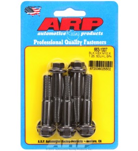 ARP Hardware - M10 x 1.25 x 50 hex black oxide bolts