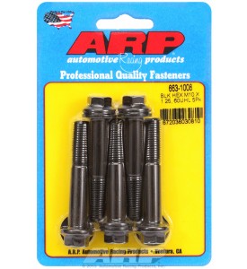 ARP Hardware - M10 x 1.25 x 60  hex black oxide bolts