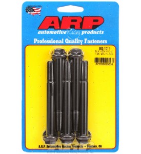 ARP Hardware - M10 x 1.25 x 90  hex black oxide bolts