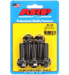 ARP Hardware - M12 x 1.50 x 35 hex black oxide bolts