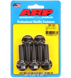 ARP Hardware - M12 x 1.75 x 35 hex black oxide bolts