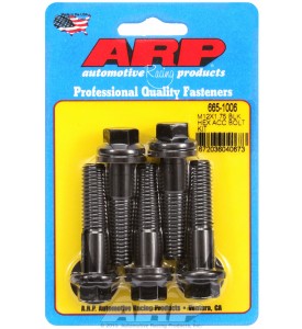 ARP Hardware - M12 x 1.75 x 50 hex black oxide bolts
