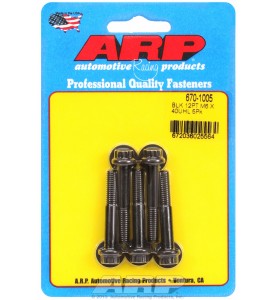 ARP Hardware - M6 x 1.00 x 40 12pt black oxide bolts