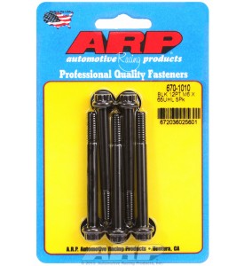 ARP Hardware - M6 x 1.00 x 65 12pt black oxide bolts