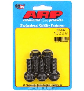 ARP Hardware - M10 x 1.25 x 25 12pt black oxide bolts