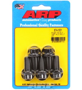 ARP Hardware - M12 x 1.50 x 25 12pt black oxide bolts
