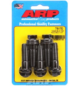 ARP Hardware - 1/2-20 x 1.750 hex black oxide bolts
