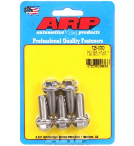 ARP Hardware - 3/8-24 x 1.000 hex 7/16 wrenching SS bolts