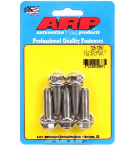ARP Hardware - 3/8-24 x 1.250 hex 7/16 wrenching SS bolts