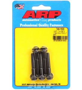 ARP Hardware - 1/4-28 x 1.500 12pt black oxide bolts