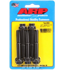 ARP Hardware - 3/8-24 x 2.500 12pt 7/16 wrenching black oxide bolts